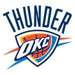 a logo for the Oklahoma City Thunder NBA franchise